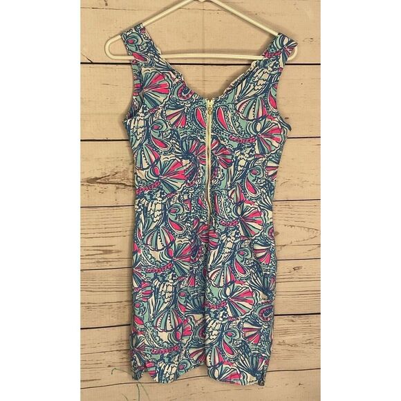 Lilly Pulitzer Target 20th Anniversary Lace Trim Mini Shift Dress Women Size 2 - Picture 10 of 14